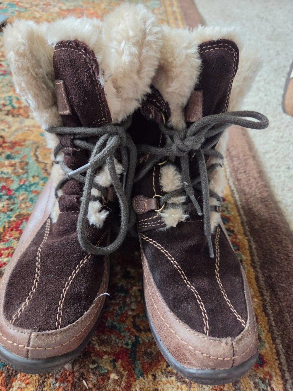 Bear Trap suede lined ankle boots